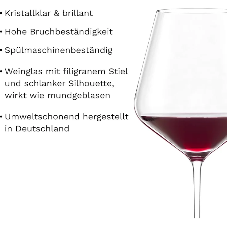 Stölzle Lausitz STARLIGHT Burgunderkelch 820 ml 6er Set – Bild 3