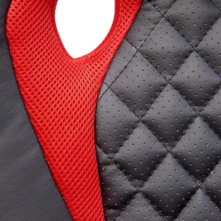 XORA 'GOMMA' Gamer Stuhl, Kunstleder schwarz, 65.5 x 120 x 69 cm, höhenverstellbar, 120 kg belastbar – Bild 4