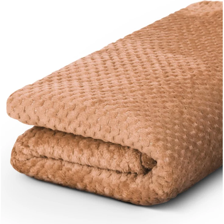 Kuscheldecke Cashmere Touch 150x200cm (Caramel) 250g/m² - Flauschige Wohndecke für Sofa, Couch und Bett, Tagesdecke Oeko-TEX - Sofaüberwurf – Bild 1