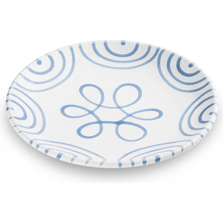 Gmundner Keramik Blaugeflammt, Dessertteller Cup (Ø 20cm) – Bild 1