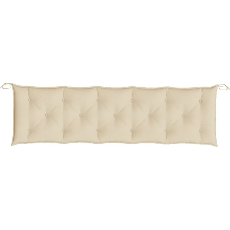 vidaXL Gartenbank-Auflagen 2 Stk. Beige 180x50x7 cm Oxford-Gewebe 361719 – Bild 5
