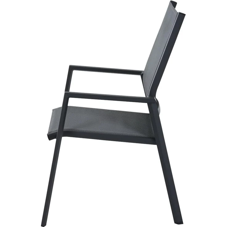 Tauro St. Sessel, m-anth Alu,Textilbez. royal-grey – Bild 5