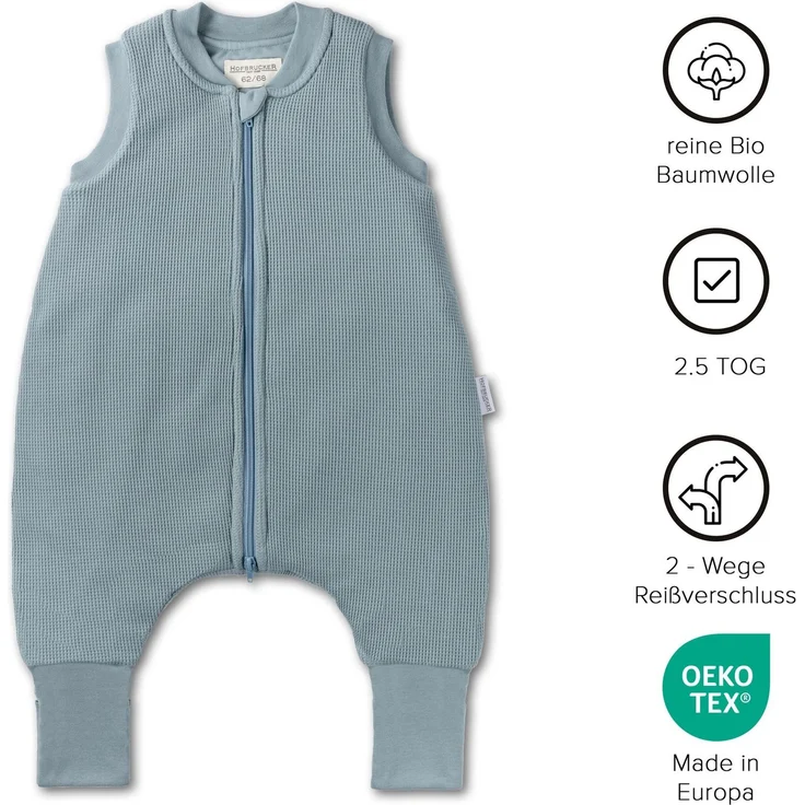 Hofbrucker Baby Winter Schlafsack mit Füßen MATTI – Bild 3