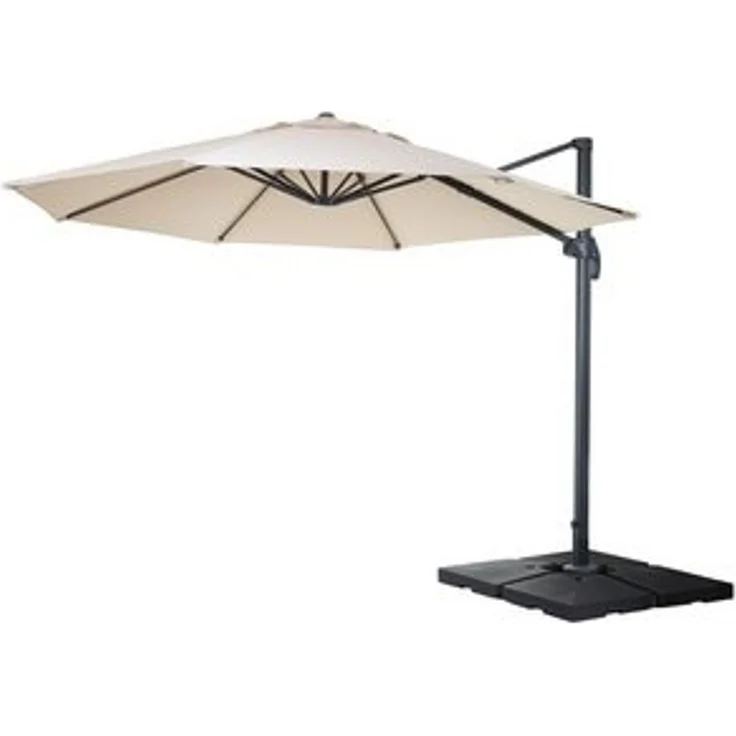 MCW Ampelschirm MCW-A96-11, LxB: 400x400 cm, 5-facher Höhen-/ Neigungswinkelverstellung, Windwiderstandsklasse 2 – Bild 6