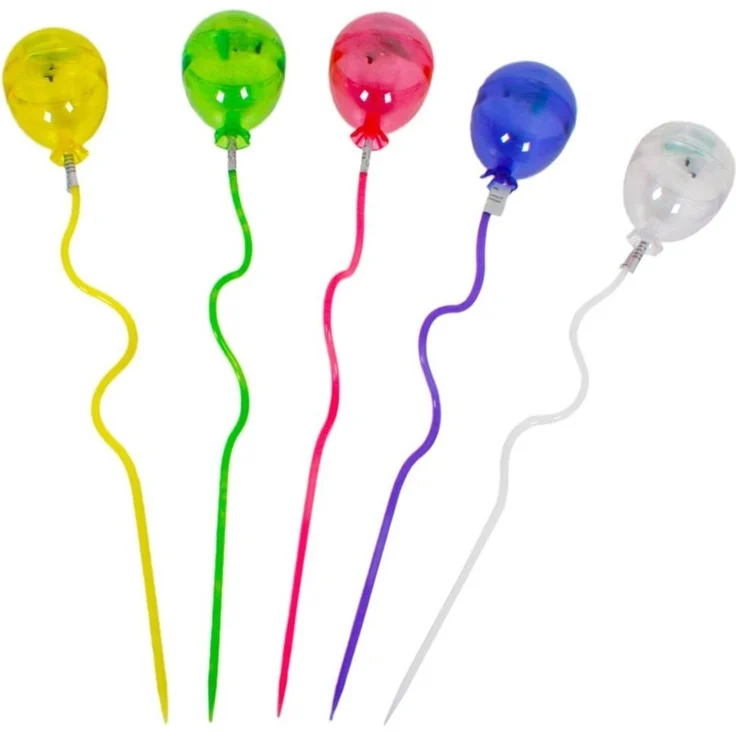 5x LED Solarlampen, Luftballons bunt, H 60 cm – Bild 8