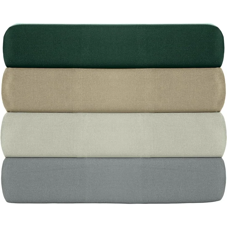 L'essentiel Maison 'Tonne Verte - 51' Ranforce Spannbettlaken (FR) (IT) (ES) (DE), Beige, 200+30 x 90 cm – Bild 1