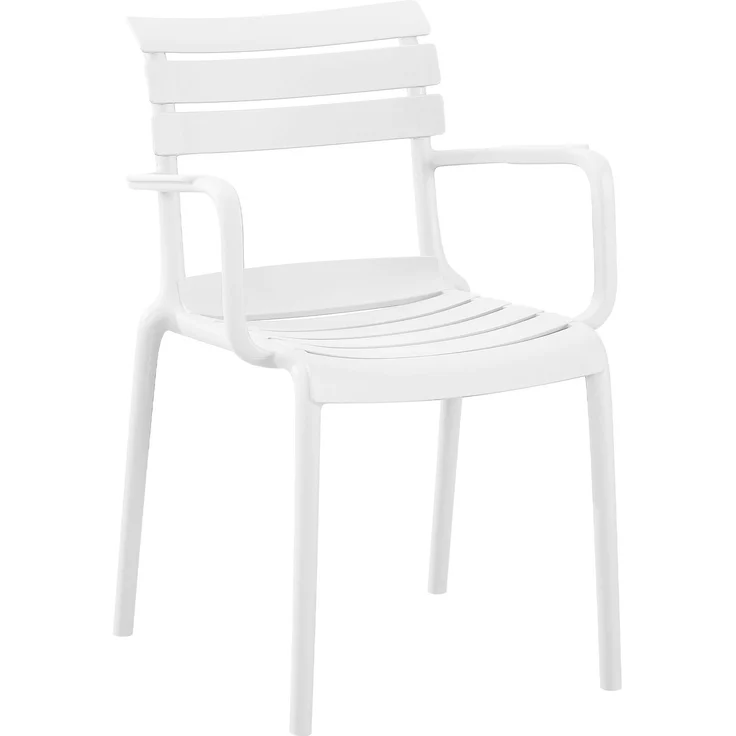Gartenmöbel-Set NORA mit 2 Stühlen - 186x72x82cm, Kunststoff, Weiß | Balkonset Gartenset Tisch mit Stühlen Bistroset Outdoor – Bild 7