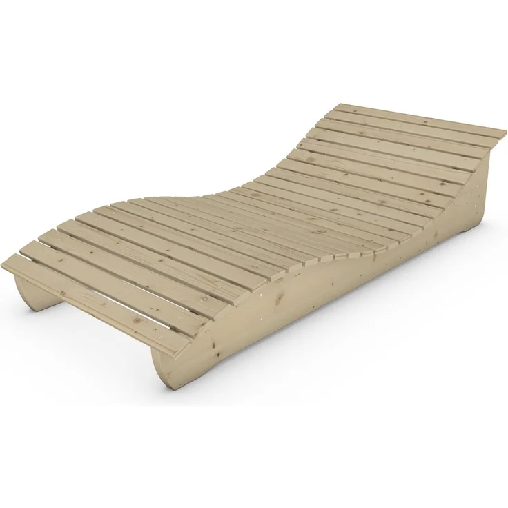 Gartenliege "Relax-Gertl" (Fichte) 1-teilig Liegebreite 90 cm Himmelsliege – Bild 2