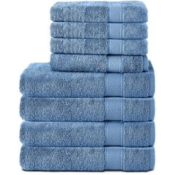 Komfortec Handtuch Set aus 100% Baumwolle, 4 Handtücher 50x100 cm und 4 Badetücher 70x140 cm, Frottee (Packung, 8-St), Duschtücher & Badehandtuch, Weich, Towel, Groß – Bild 6