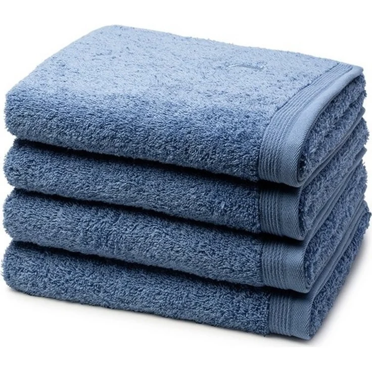 Möve Superwuschel 4 tlg. Frottier-Set - 4 X Handtuch (50 X 100cm) - 520 g/m2 - Cornflower – Bild 1