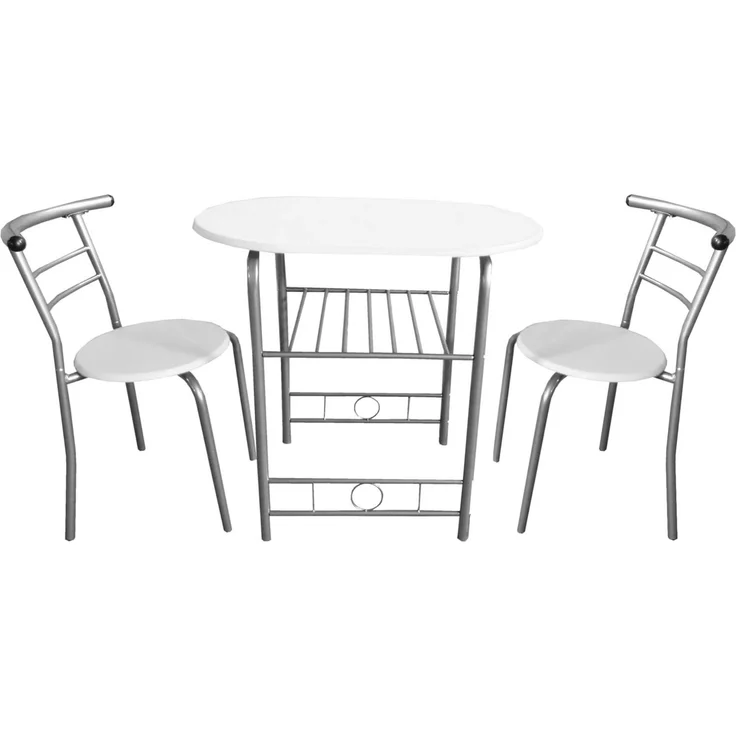 HTI-Line Küchentisch Tischgruppe Merit (Set, 3-St, 1 Tisch, 2 Stühle), Essgruppe 1 Tisch 2 Stühle – Bild 1