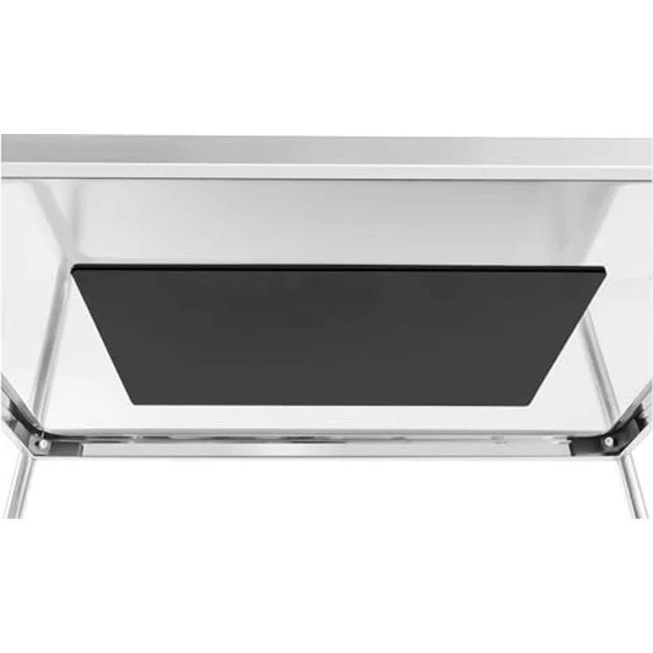 Royal Catering Servierwagen 3 Borde Edelstahl Teewagen Küchenwagen 4 Räder 2 Bremsen Waagen – Bild 3