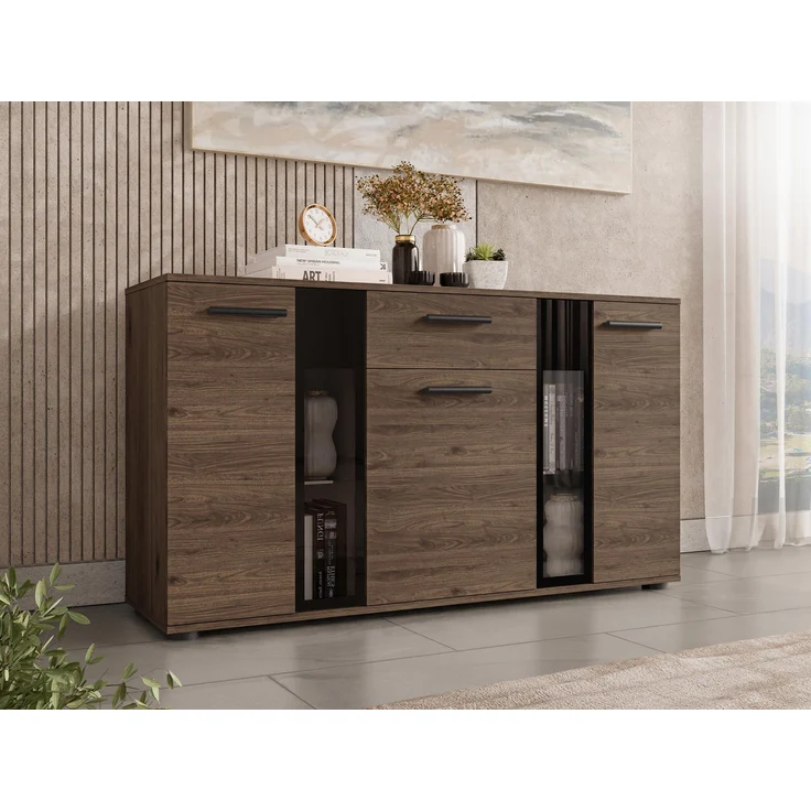 Kommode Salsa, ohne Beleuchtung, Farbe: Nuss Okapi – Bild 2