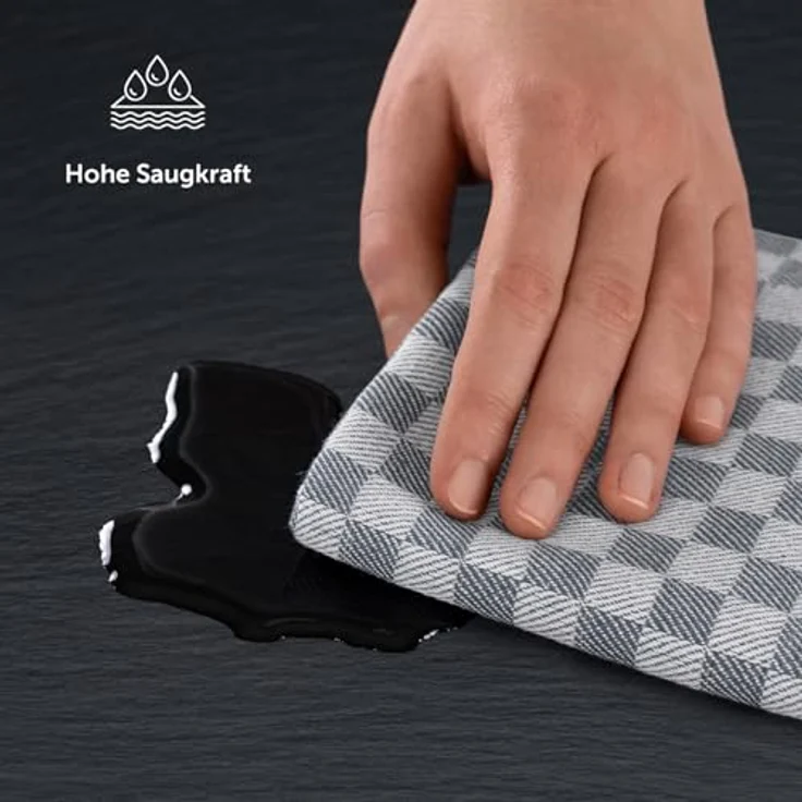 Blumtal Geschirrtuch Premium Geschirrhandtücher in 50 x 70 cm, (Set, 10-tlg, 5, 10 oder 20 Geschirrtücher), 100% Baumwolle, Oeko-TEX® Zertifiziert – Bild 6