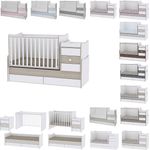 Lorelli 'Maxi Plus New' Babybett Schaukelfunktion hellbraun/weiß