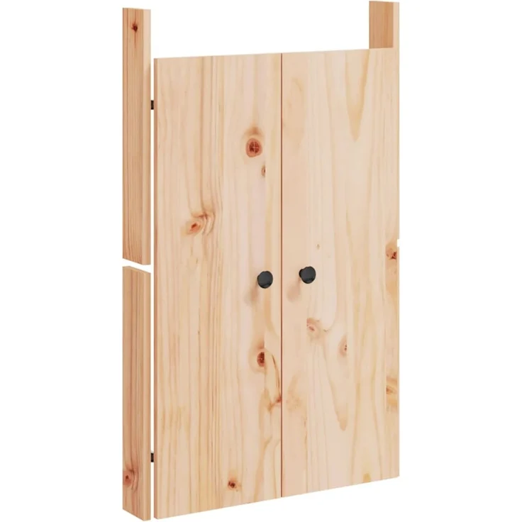 vidaXL Türen für Outdoor-Küche MEPPEL 2 Stk. 50 x 9 x 82 cm Massivholz Kiefer 832358 – Bild 3