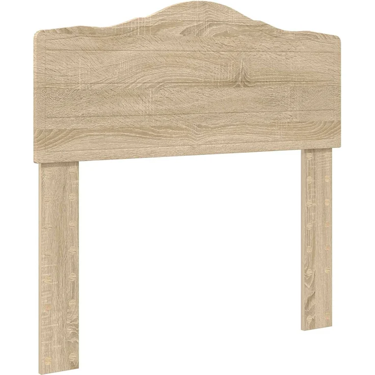 vidaXL Bettrahmen mit Kopfteil Sonoma 90 x 190 cm Massives Kiefernholz 3412954 – Bild 5