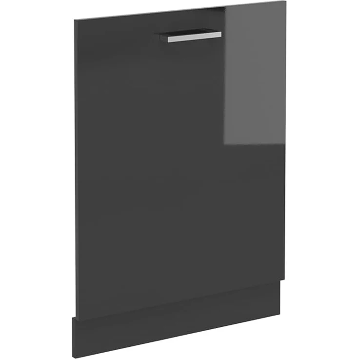 Vicco Geschirrspülblende R-Line, Anthrazit Hochglanz, 60 cm | Für 60 cm vollintegrierten Geschirrspüler · Ohne Arbeitsplatte · ✓ Passend zur Küchenfront · ✓ Frei kombinierbar