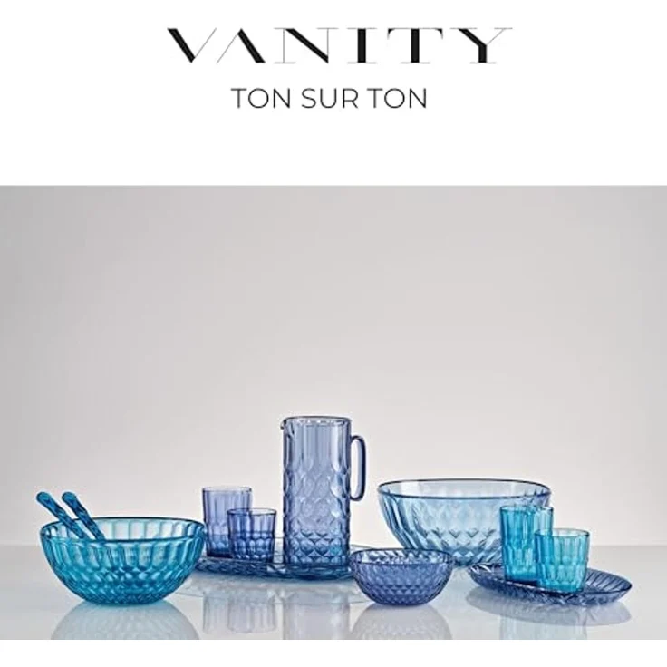 Guzzini Servierschale oval 32 cm Vanity Sea blue – Bild 6