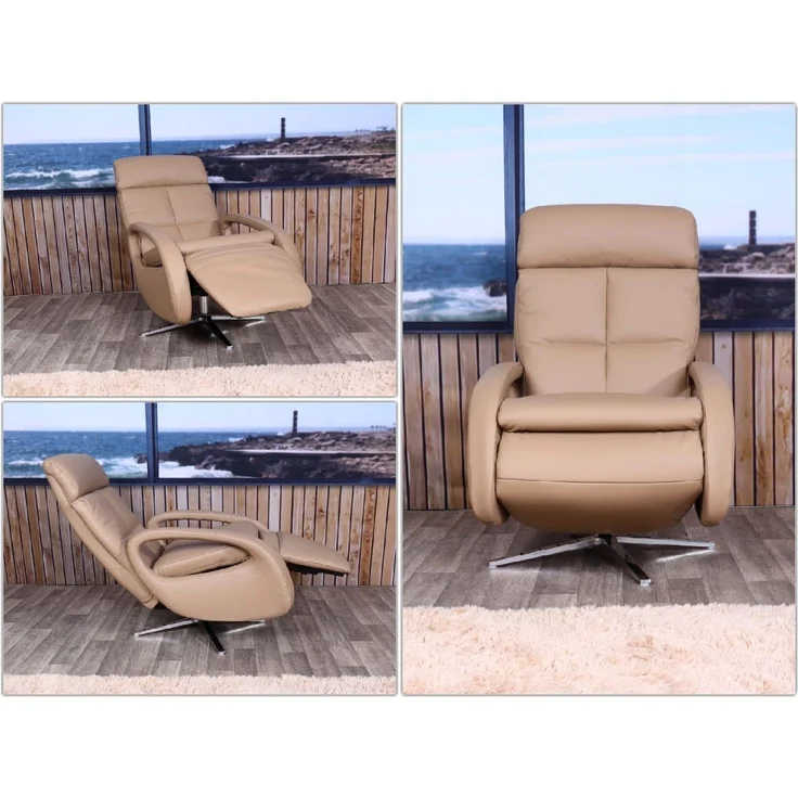 MCW Relaxsessel MCW-L11, Sessel durch Gewichtsverlagerung neigbar,Um 360° drehbar – Bild 2