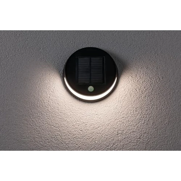 Paulmann No. 94265 Outdoor Solar Wandleuchte Helena mit Sensor 3000K IP44 – Bild 6