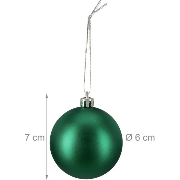 Relaxdays Weihnachtskugeln 100er Set – Bild 4
