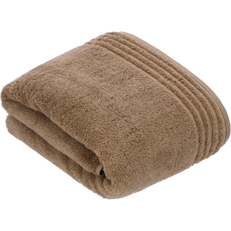 Vossen Badetuch Vienna Style Supersoft, Walkfrottee (1-St), Supersoft Baumwolle, Camel – Bild 1