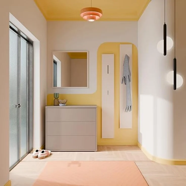 FORTE Kommode Alice Springs, Kommode, 3 Schubkästen B/H/T 94,8/83,1/41,5, Schubkästen mit Vollauszug, grifflos,Push to open – Bild 3