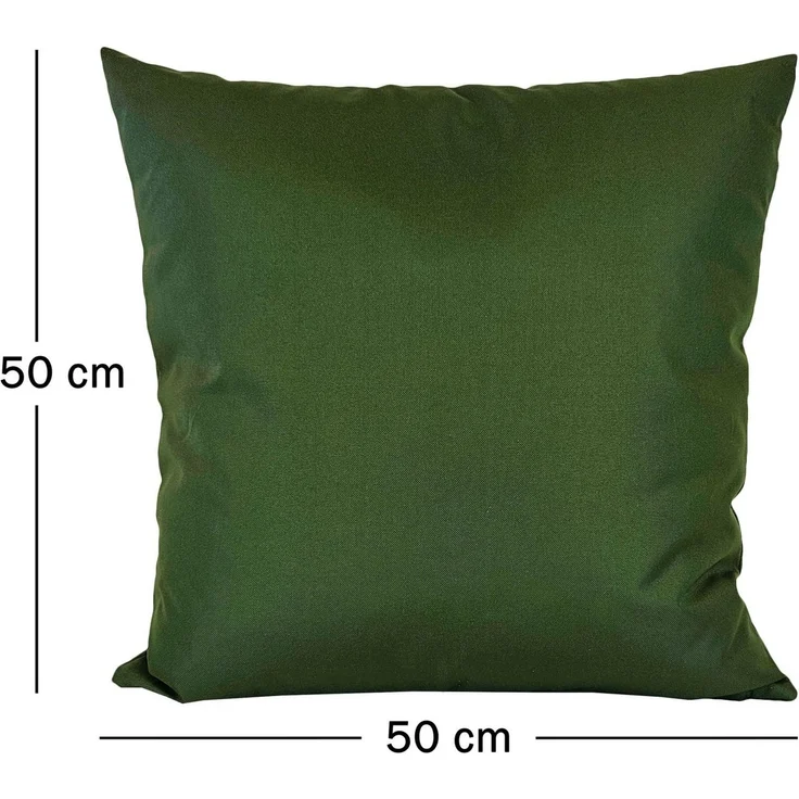 JACK Dekokissen 50x50cm Outdoor Lounge Kissen inkl. XXL Füllung Sitzkissen, starke Füllung, Robust, Strapazierfähig, Wasserabweisend, Innen&Außen – Bild 2
