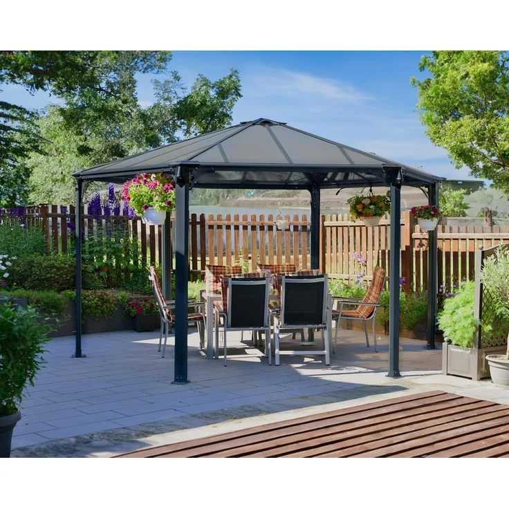 Palram - Canopia Aluminium Pavillon Monaco 6-eckig – Bild 2