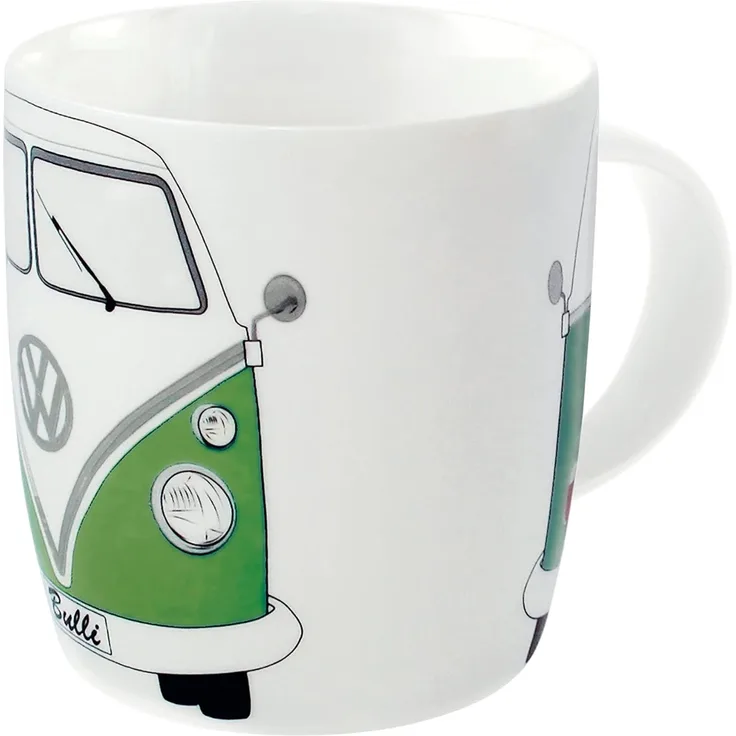 VW Bulli T1 Kaffeetasse 370 ml grün