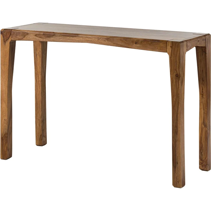 Konsolentisch Sheesham 120x42x80 braun lackiert ANCONA #103 – Bild 1