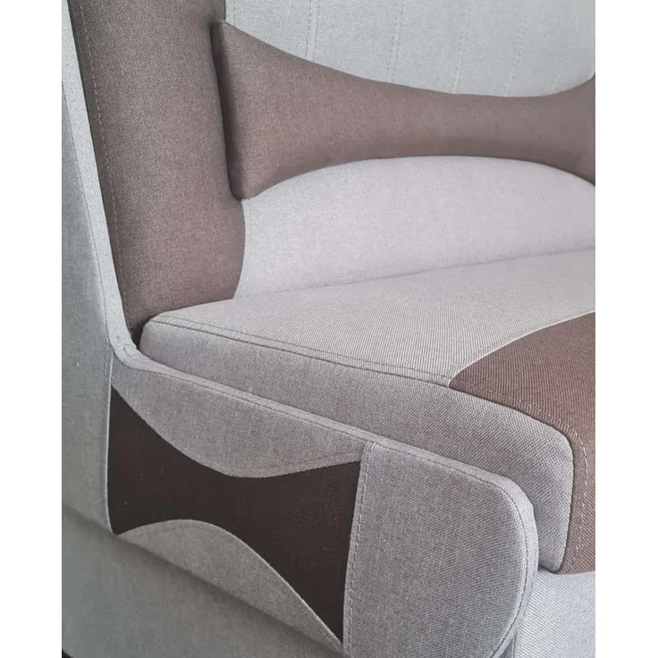 Rodnik Eckbank "Samba New", Braun, Sitze gepolstert, mit Stauraum und Ablage, ?164cmx128 cm – Bild 3