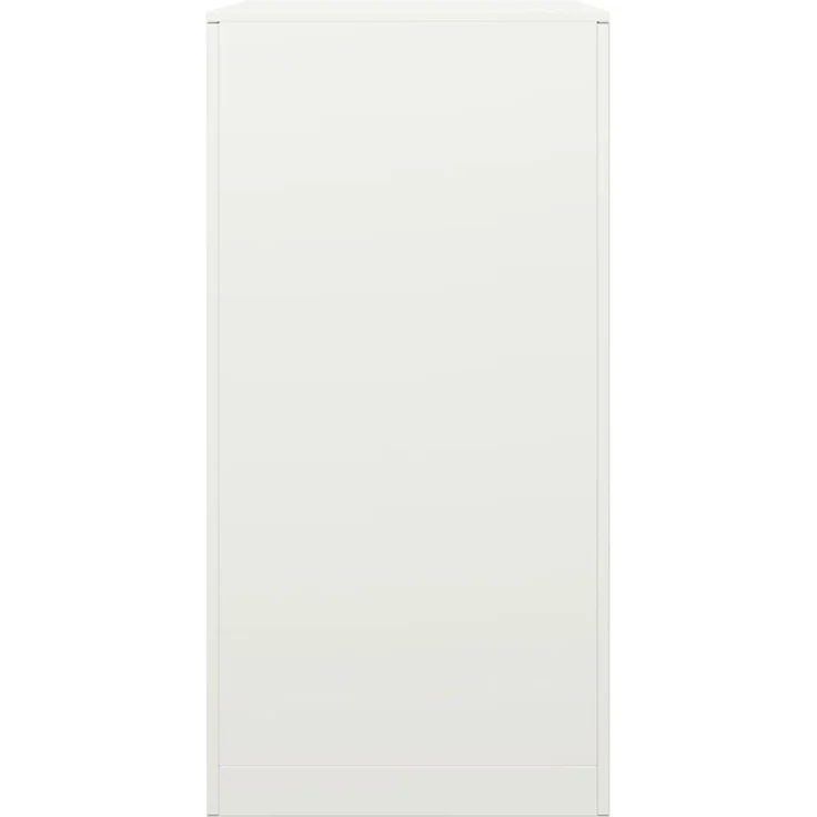 vidaXL Brennholzregal Weiß 60x40x80 cm Stahl 850997 – Bild 4