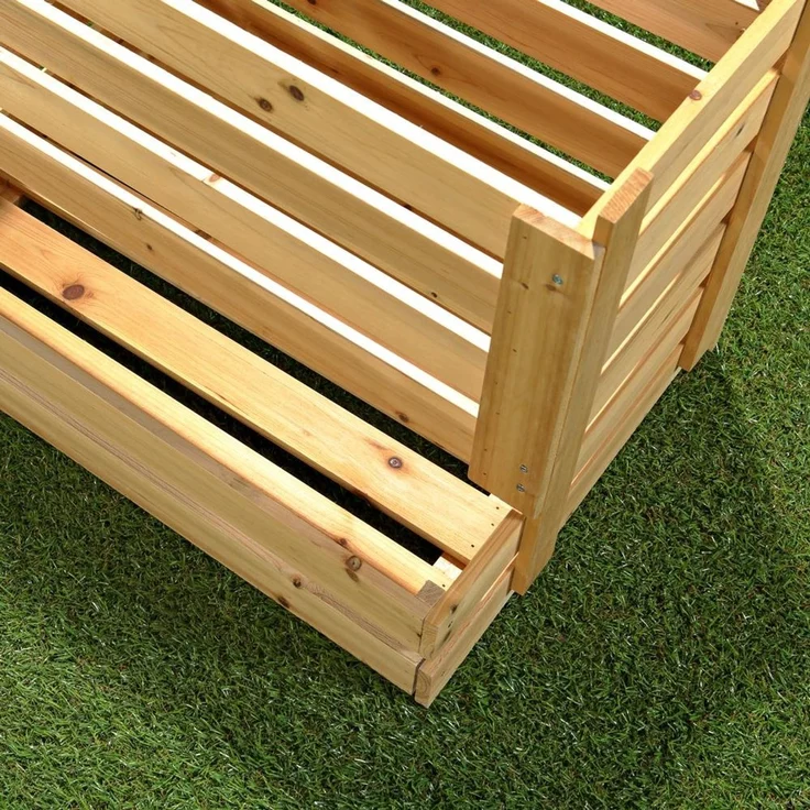 Universalkiste für Kartoffeln Wein Obst Äpfel Kartoffelkiste Vorratskiste Holz – Bild 4