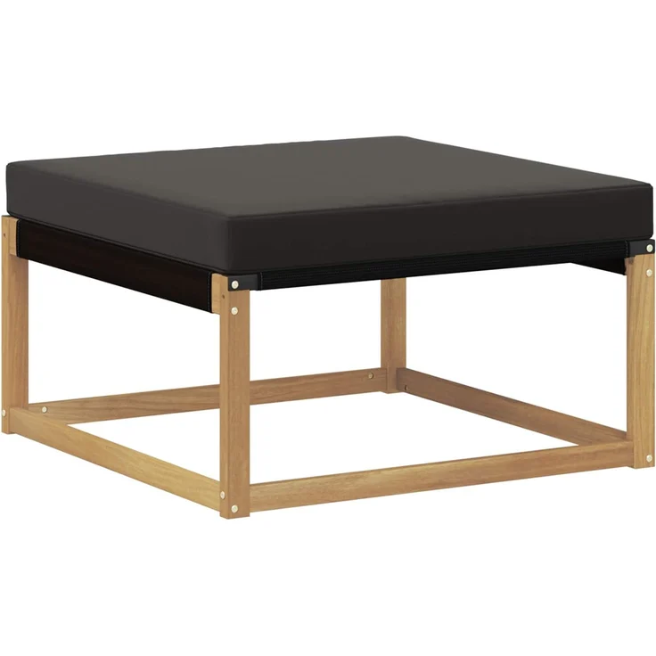 vidaXL Outdoor-Sofagarnitur 6 stk. 4-Sitzer Weiß und Schwarz 3388610 – Bild 6
