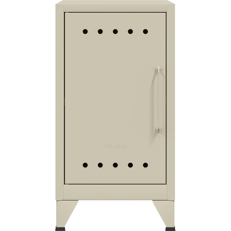 Bisley Fern Mini Ablageschrank aus Metall | Beistellschrank im Retro-Instustrial Design in lichtgrau, FERMINLH-645 – Bild 1
