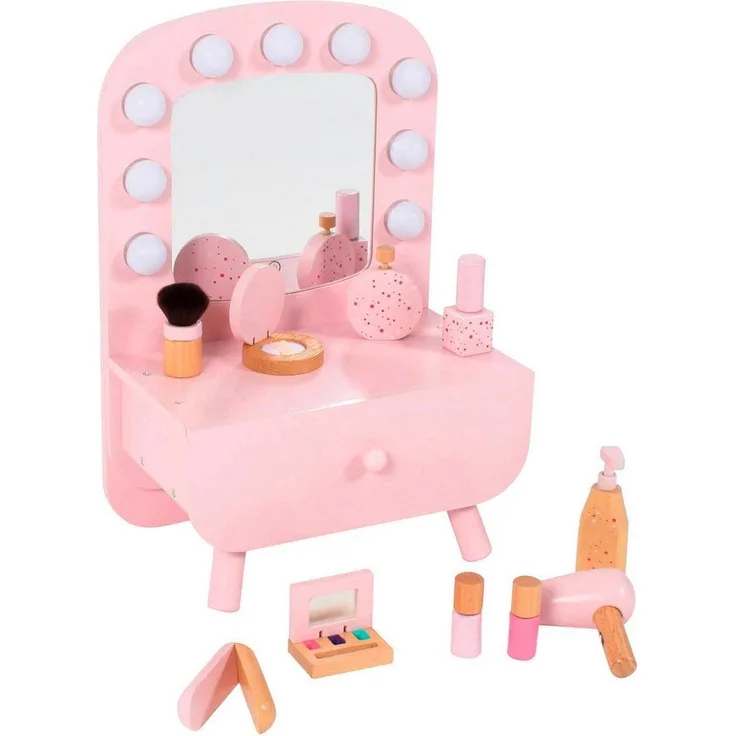 Bayer Chic 2000 Tabletop Schminktisch rosa mit Zubehör