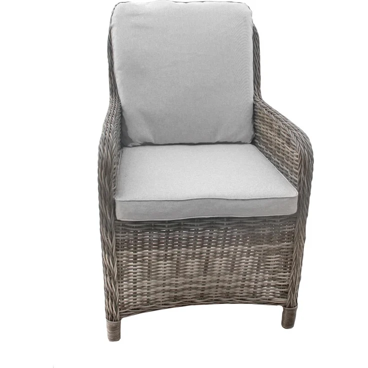 Ria Dining Lounge Set, Polyrattan, grau, für 4 Personen – Bild 5