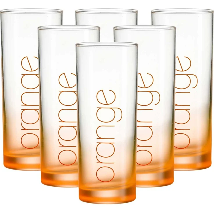 Ritzenhoff & Breker Flash Trinkglas 360 ml 6er Set - Orange – Bild 1