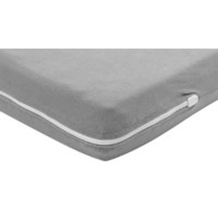 Meyco Baby Spannbettlaken Uni Grey, Jersey, Gummizug: Rundum, (1 Stück), 60x120cm – Bild 4