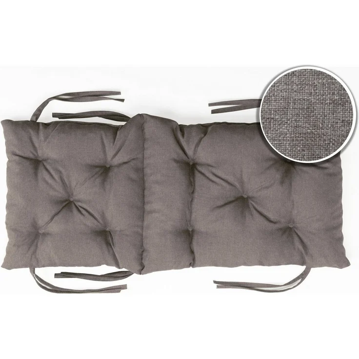 sunnypillow Bankauflage Bankauflage Stuhlkissen viele Farben und Größen zur Auswahl, 50 x 50 x 50 cm grau – Bild 3