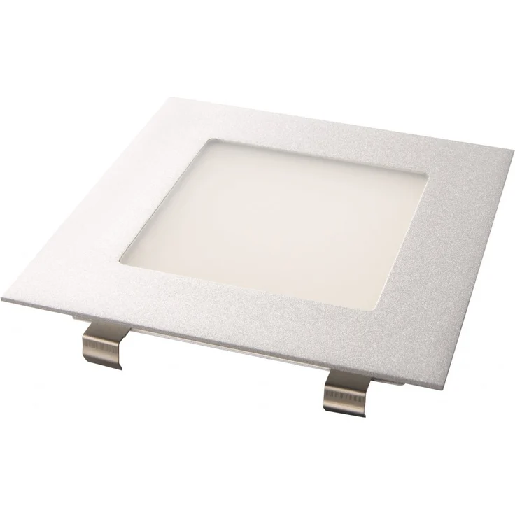 Heitronic Nr. 27635-HE LED Panel NIZZA 107x107 warmweiss silber