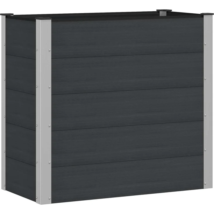 vidaXL Hochbeet Schwarz 100 x 50 x 91 cm 42038977 – Bild 1