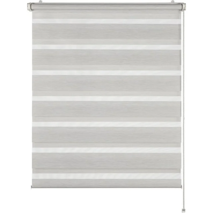 Doppelrollo Doppelrollo Tilda, SCHÖNER WOHNEN-Kollektion, transparent, mit Bohren/ohne Bohren, freihängend, Klemmfix, geklemmt, silberne oder weiße Rollo-Technik – Bild 4