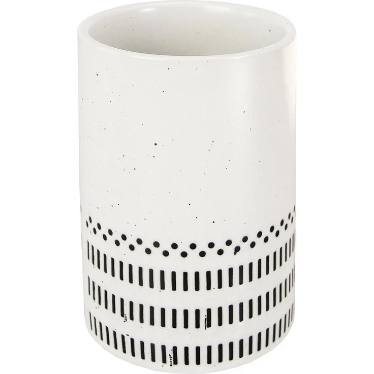 Kleine Wolke Zahnputzbecher Zahnputzbecher ALVA, Weiß, Ø 7 cm – Bild 3