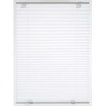 Gardinia Plissee Solo mit Saugnapf weiß, 70x130 cm