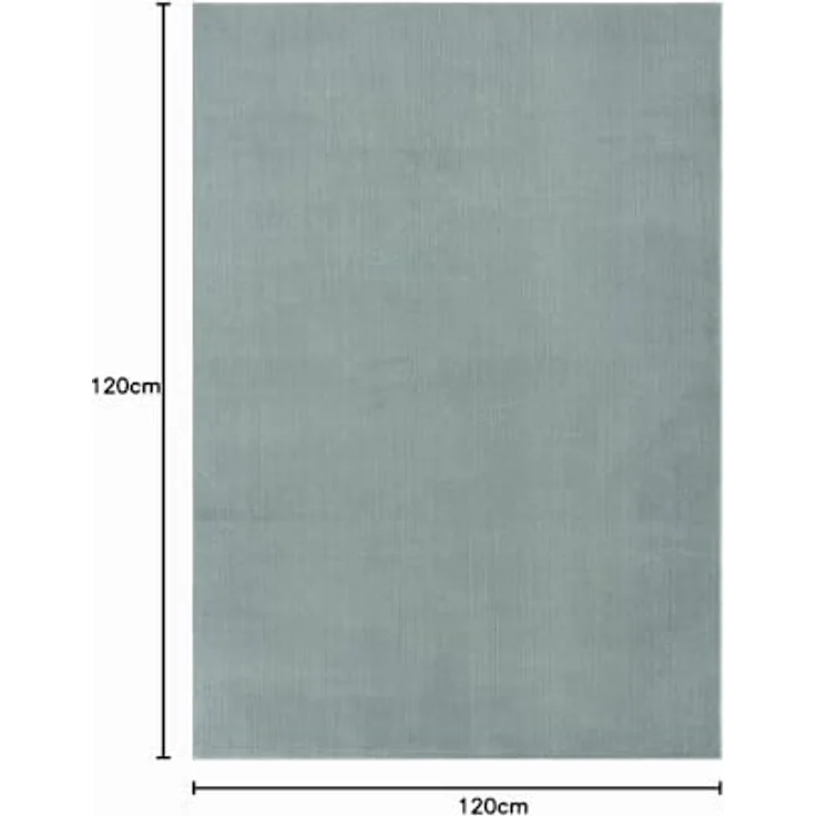 Mia's Teppiche Olivia Wohnzimmer/Schlafzimmer Teppich - waschbar - 120 cm Rund, Blau – Bild 2
