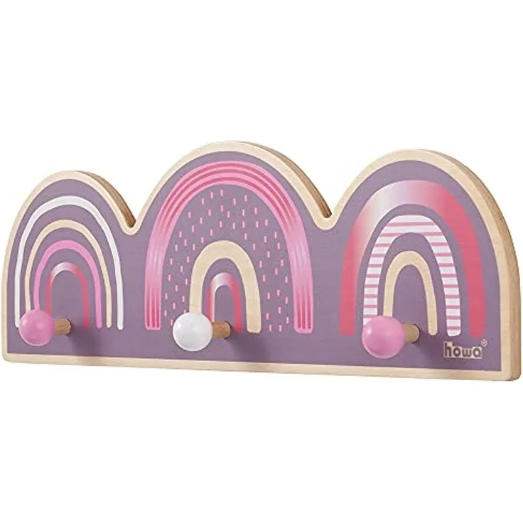 howa Garderobe rainbow, Wandgarderobe für Kinder aus Holz