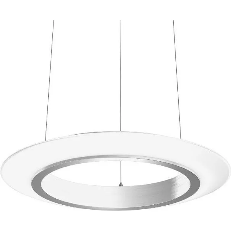 RZB Pendelleuchte, LED-Pendelleuchte mit elliptischem Glas, 2900 lm, dimmbar mit integrierter Stromversorgung